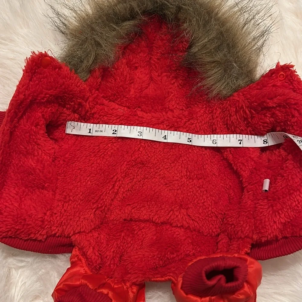 Cozy dog winter jacket